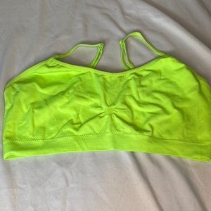 Lime green bra/bralette